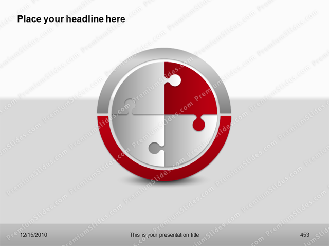 Premium PowerPoint 3D Puzzle