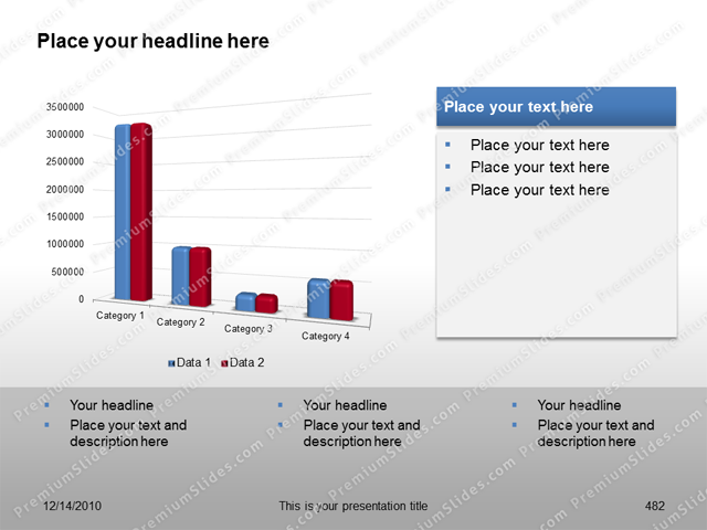 Premium PowerPoint 3D Chart
