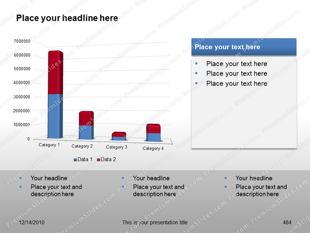 Premium PowerPoint 3D Chart