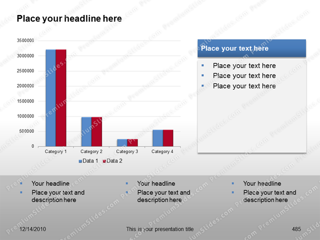 Premium PowerPoint 3D Chart