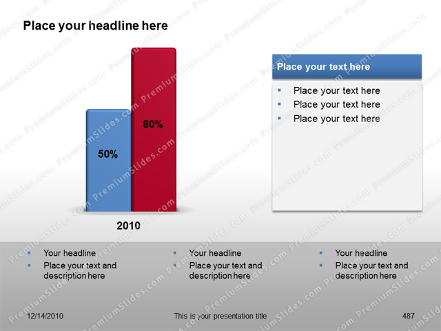 Premium PowerPoint 3D Chart