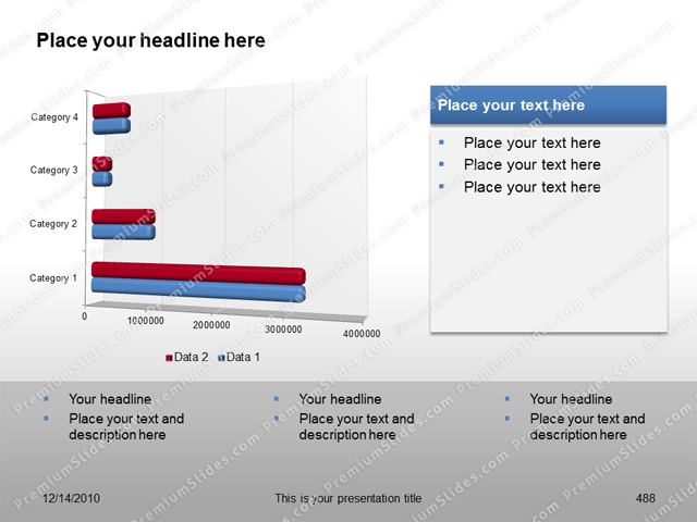 Premium PowerPoint 3D Chart