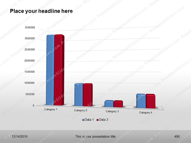Premium PowerPoint 3D Chart