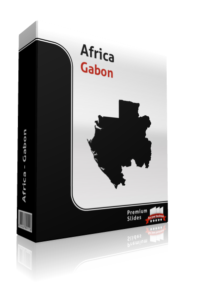 powerpoint map gabon