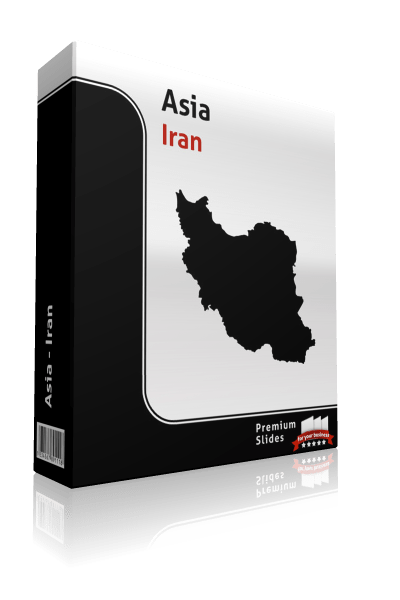 powerpoint map iran