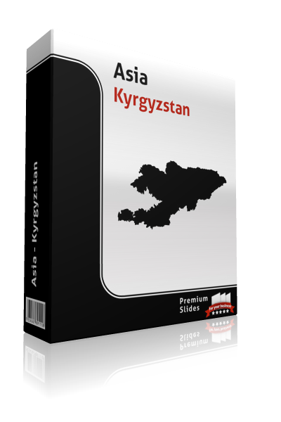 powerpoint map kyrgyzstan