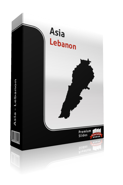 powerpoint map lebanon