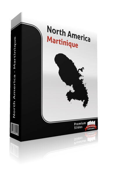 powerpoint map martinique