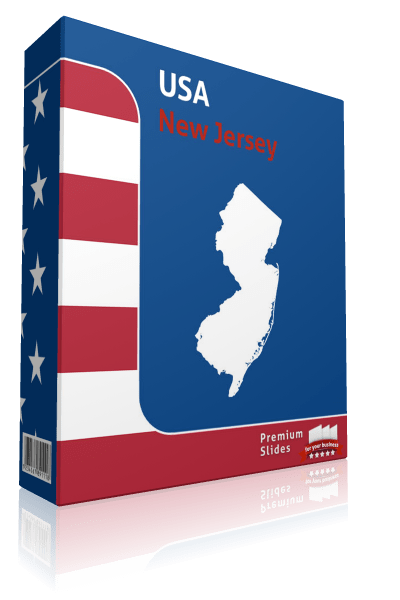 New Jersey County Map Template for PowerPoint