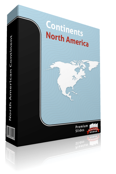 powerpoint map north america
