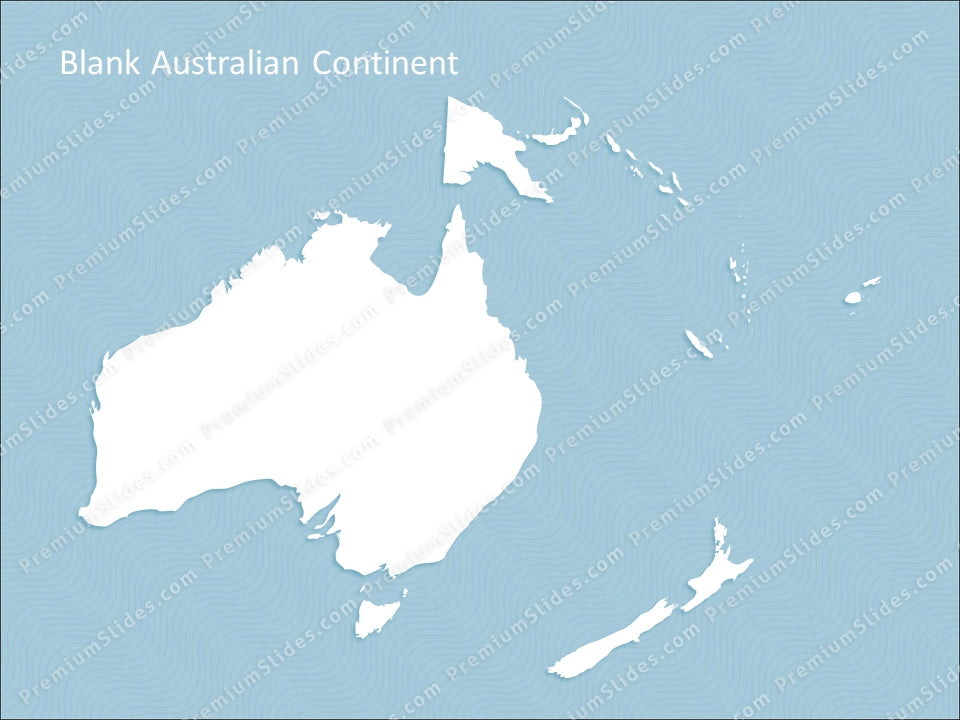 powerpoint map of australia