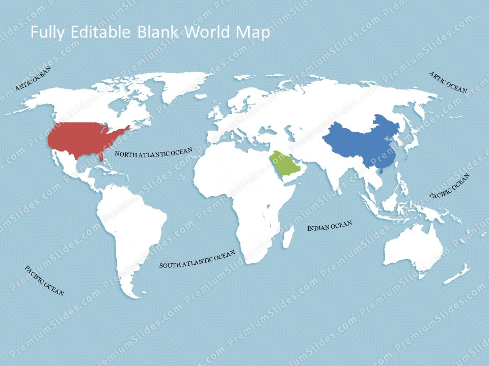 World Map Template