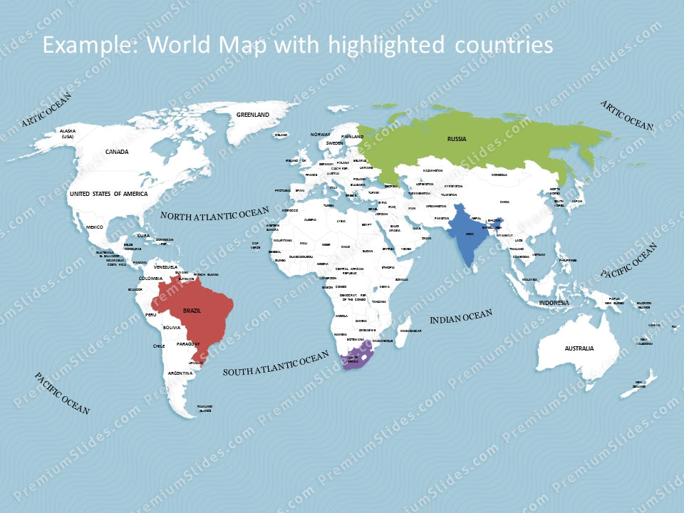 World Map Template