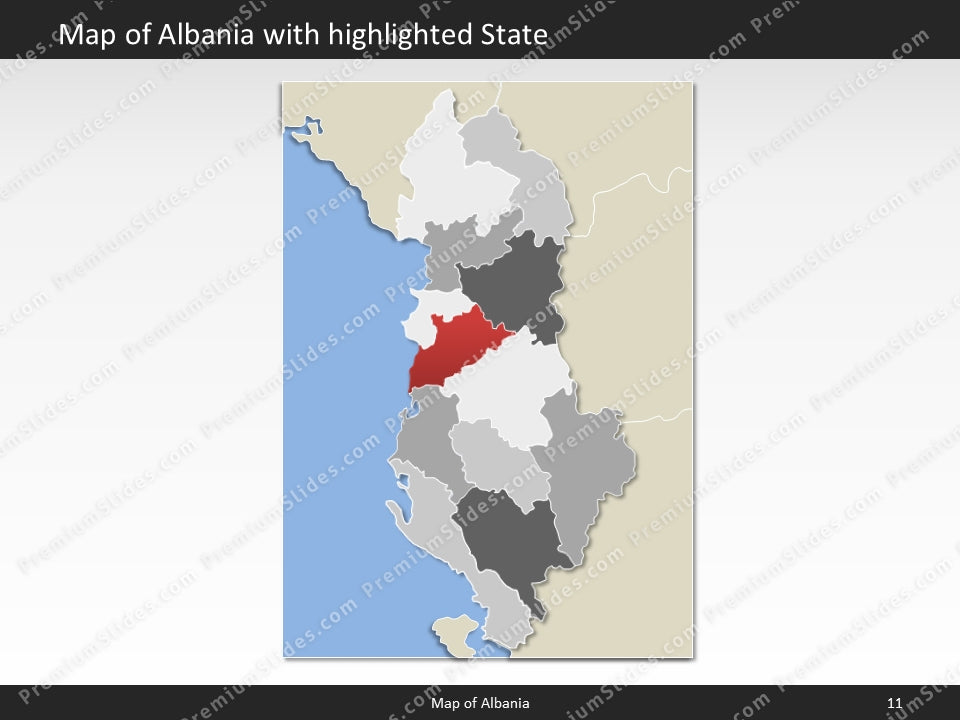 powerpoint-map-albania