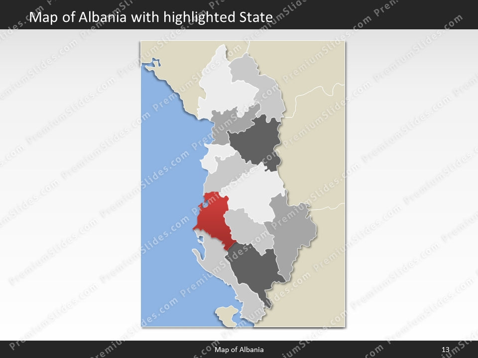 powerpoint-map-albania