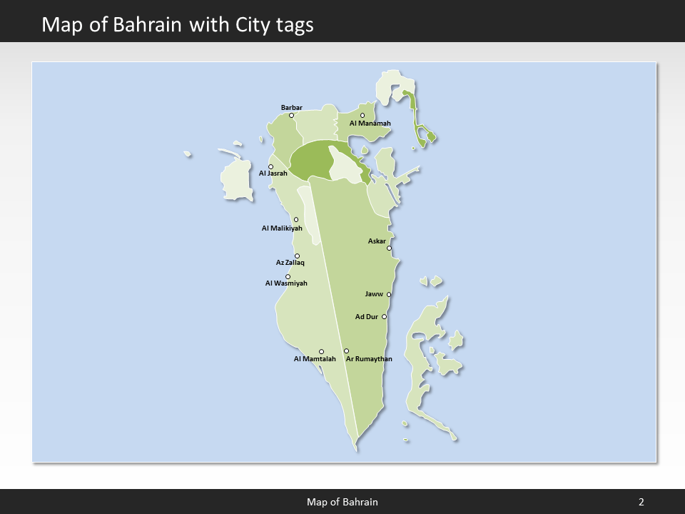 powerpoint map bahrain
