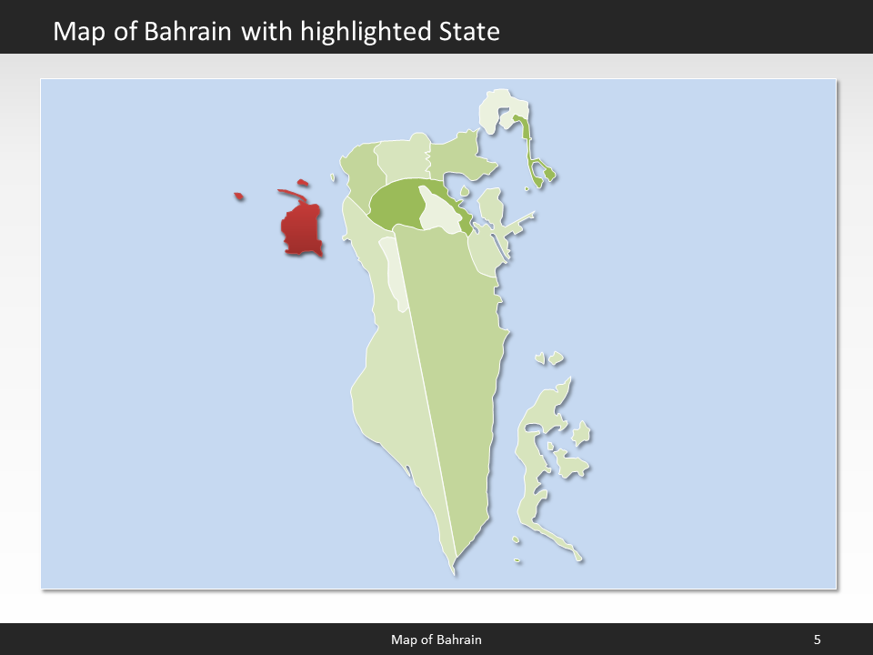 powerpoint map bahrain