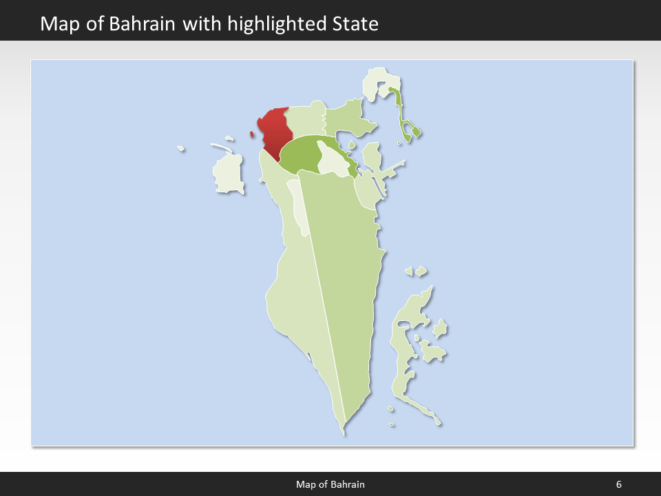 powerpoint map bahrain