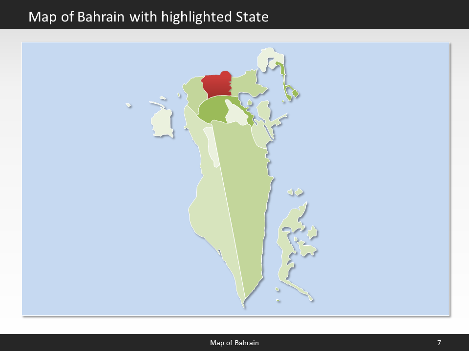 powerpoint map bahrain