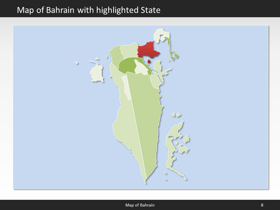 powerpoint map bahrain