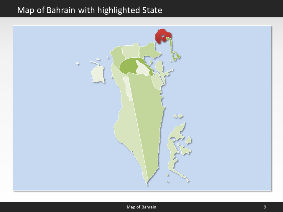 powerpoint map bahrain