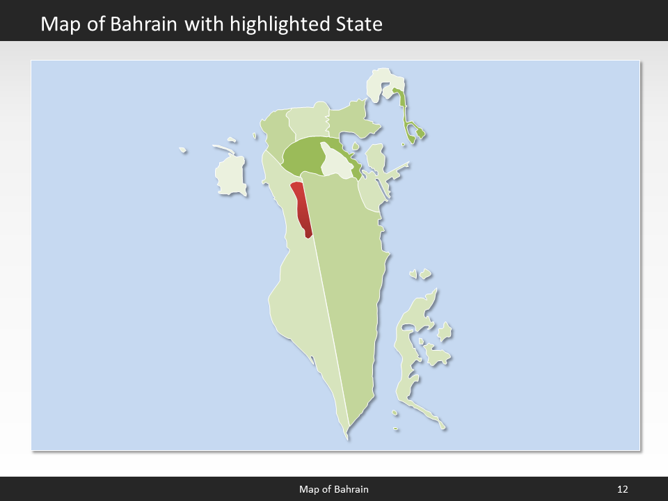 powerpoint map bahrain