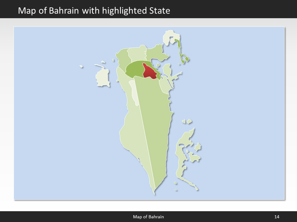 powerpoint map bahrain