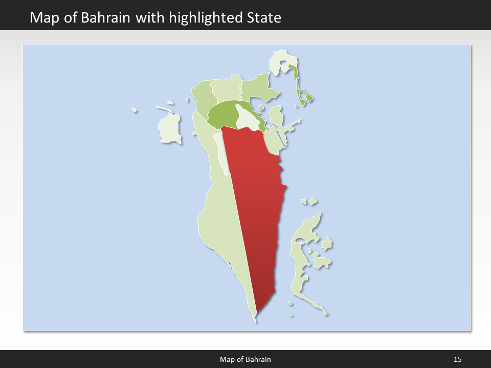 powerpoint map bahrain
