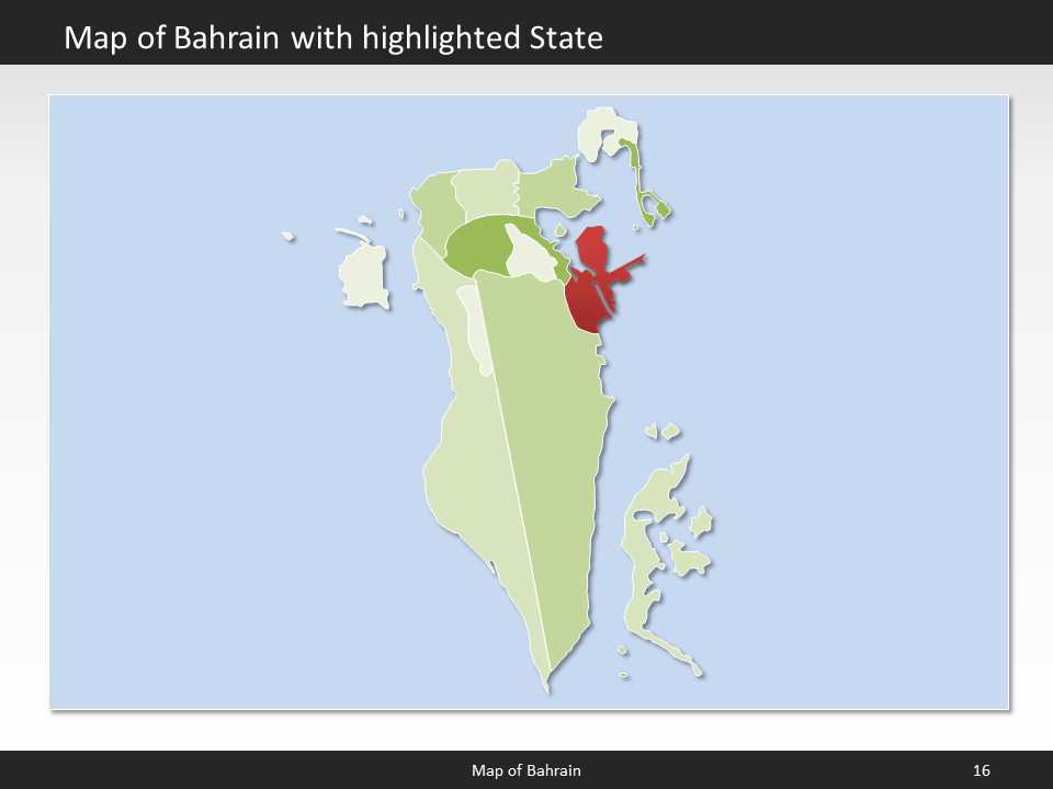 powerpoint map bahrain