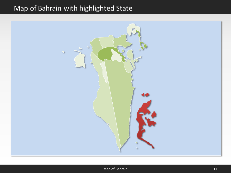 powerpoint map bahrain