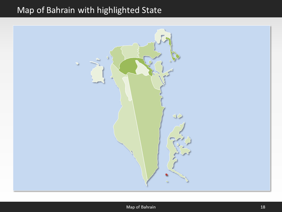 powerpoint map bahrain