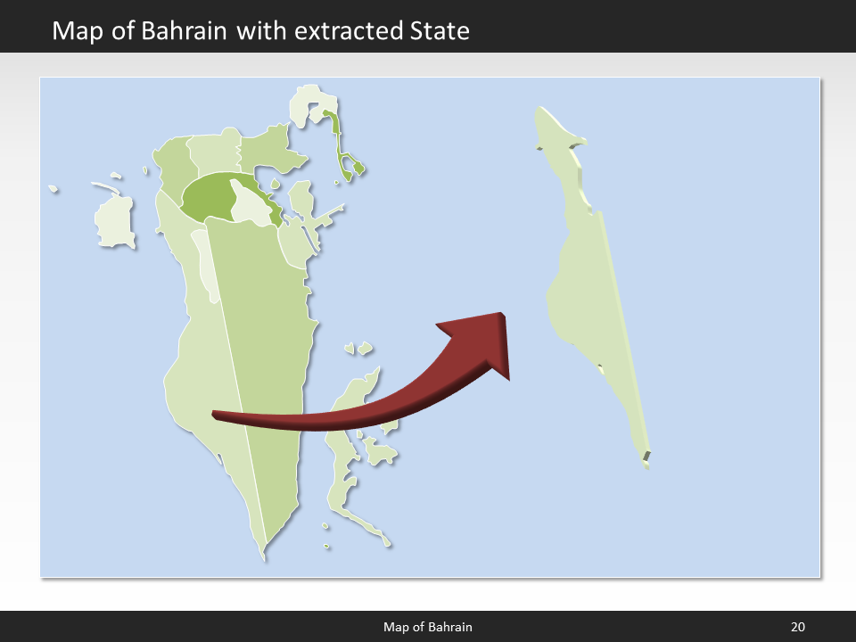 powerpoint map bahrain