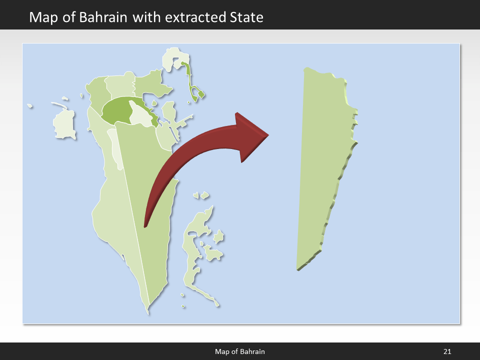 powerpoint map bahrain