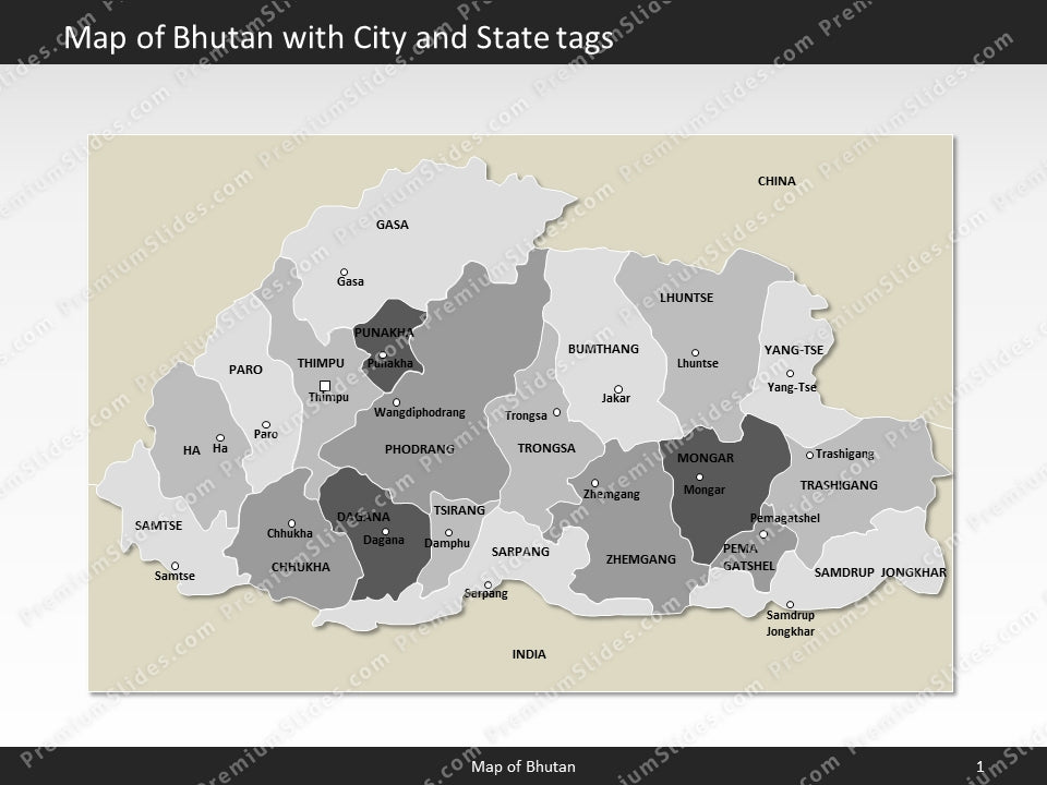 powerpoint-map-bhutan
