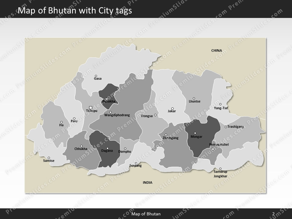 powerpoint-map-bhutan