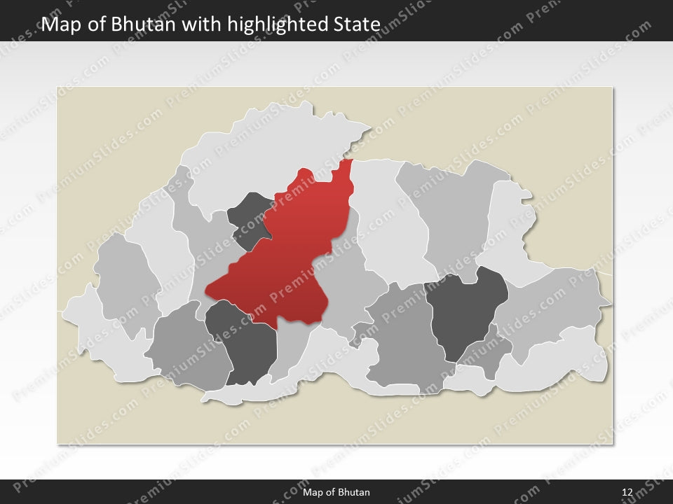 powerpoint-map-bhutan