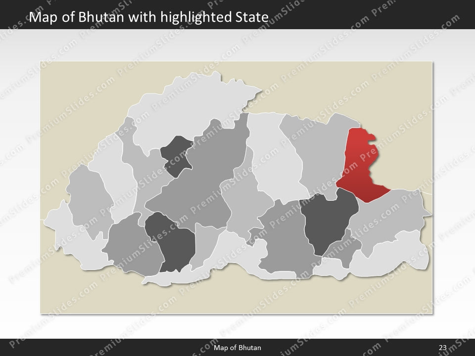 powerpoint-map-bhutan