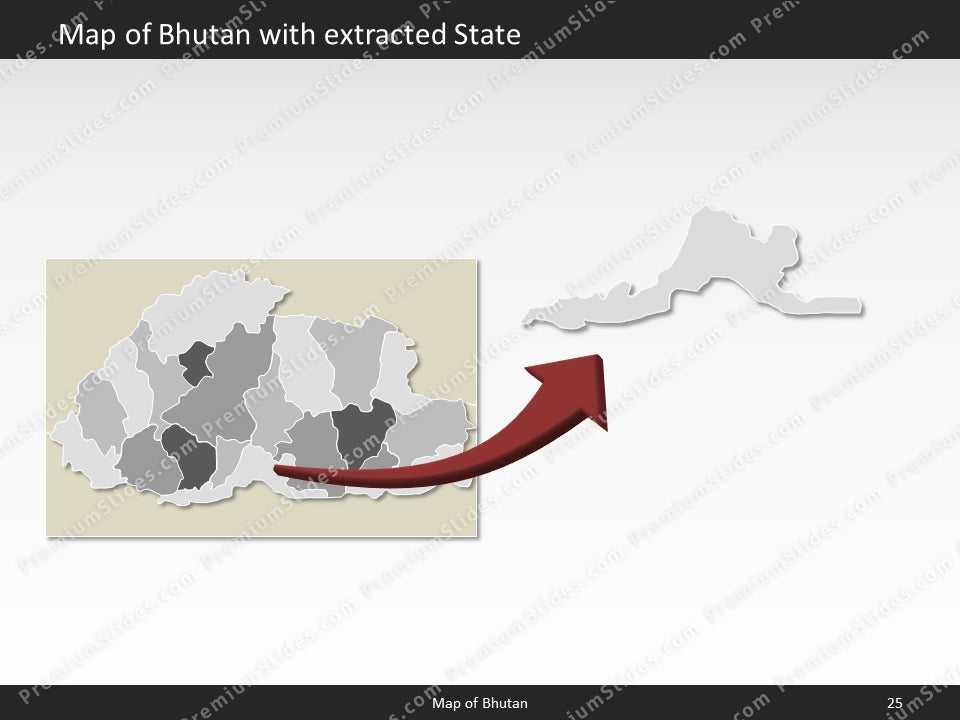 powerpoint-map-bhutan