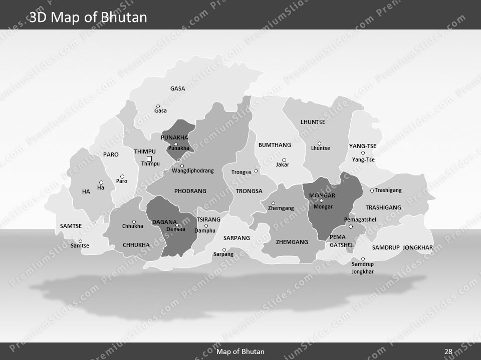 powerpoint-map-bhutan