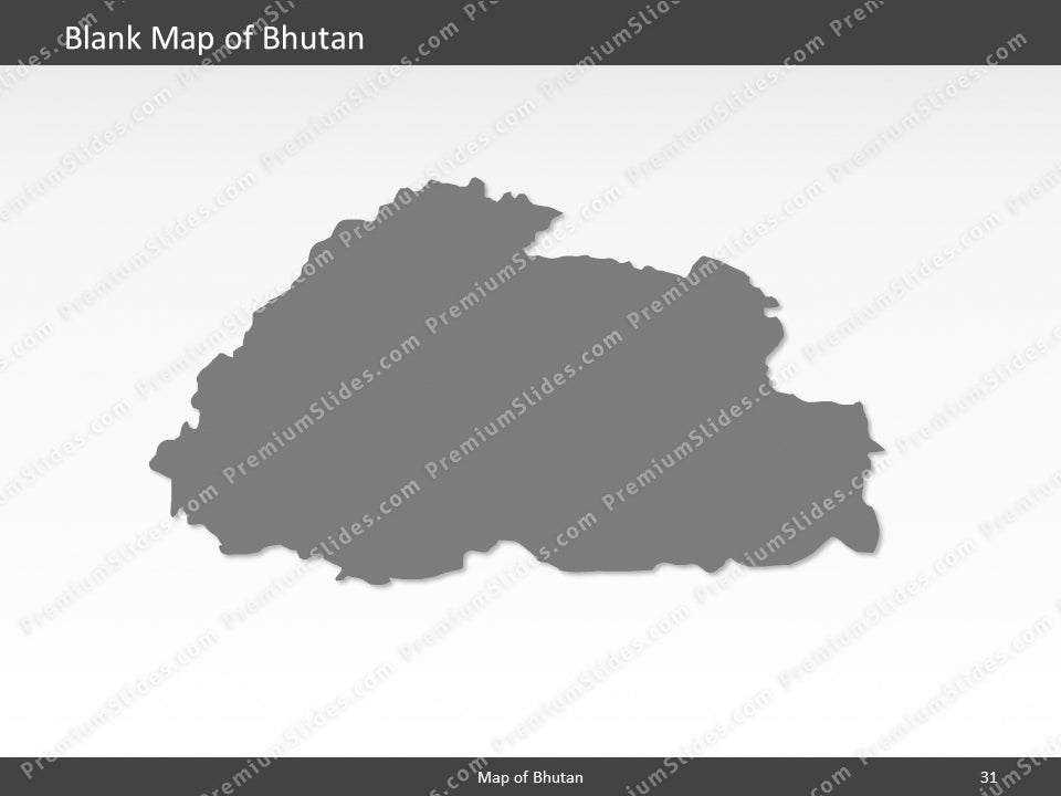 powerpoint-map-bhutan