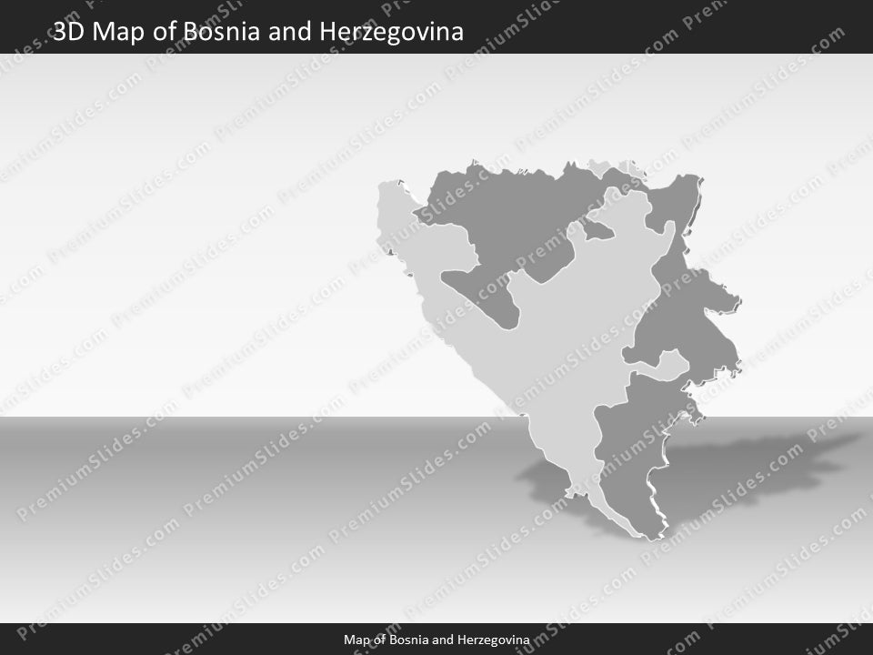 powerpoint map bosnia and herzegovina