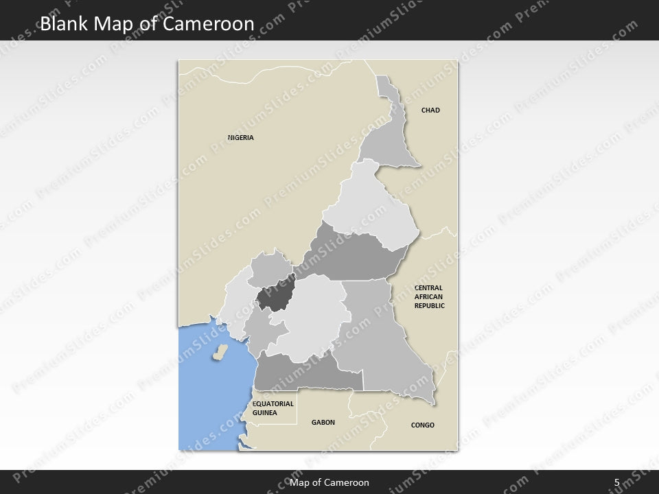 powerpoint map cameroon