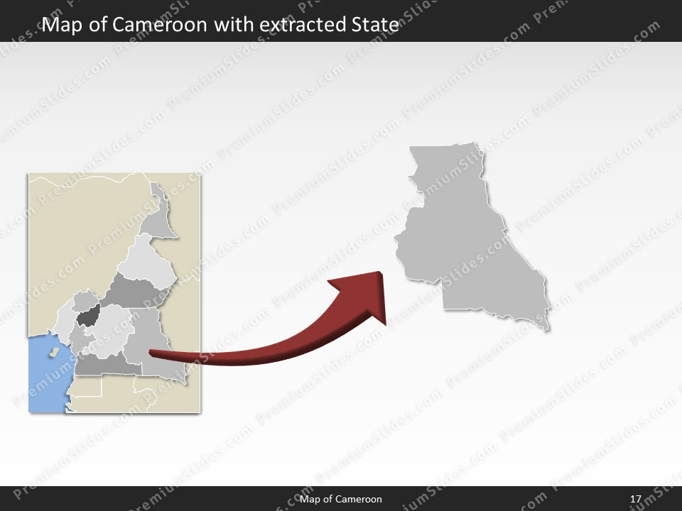 powerpoint map cameroon