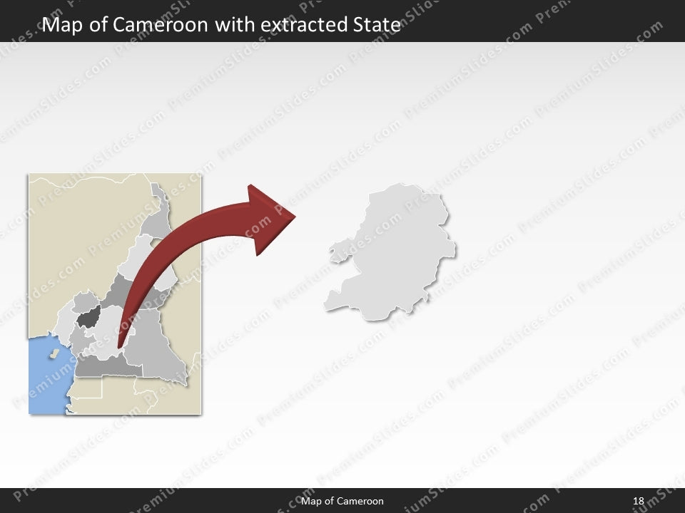 powerpoint map cameroon
