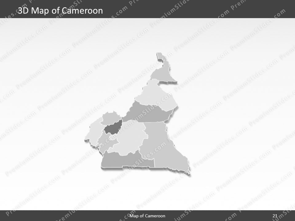 powerpoint map cameroon
