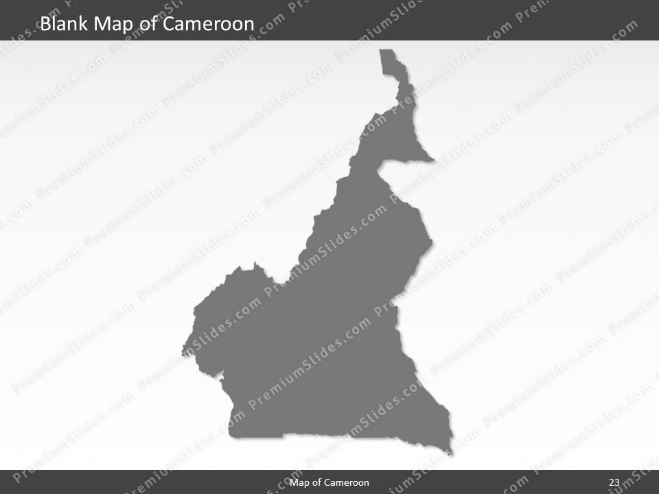 powerpoint map cameroon