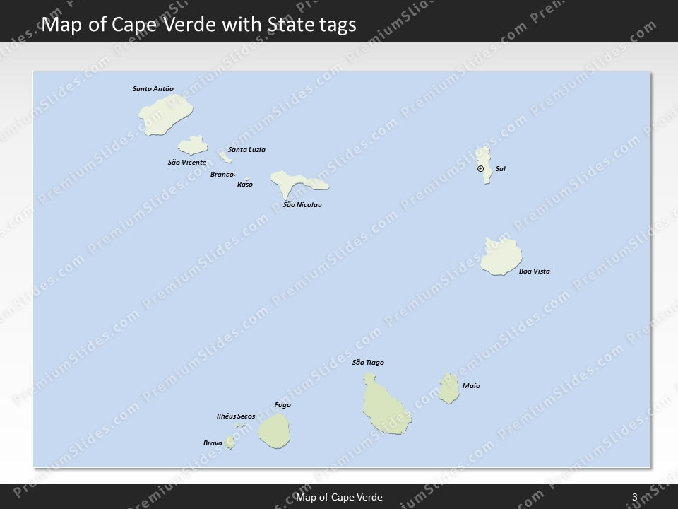powerpoint map cape verde