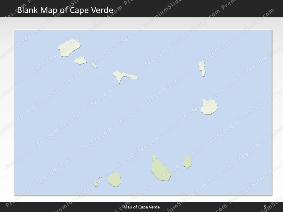 powerpoint map cape verde
