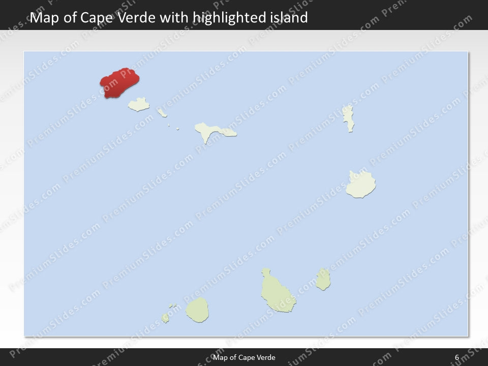 powerpoint map cape verde