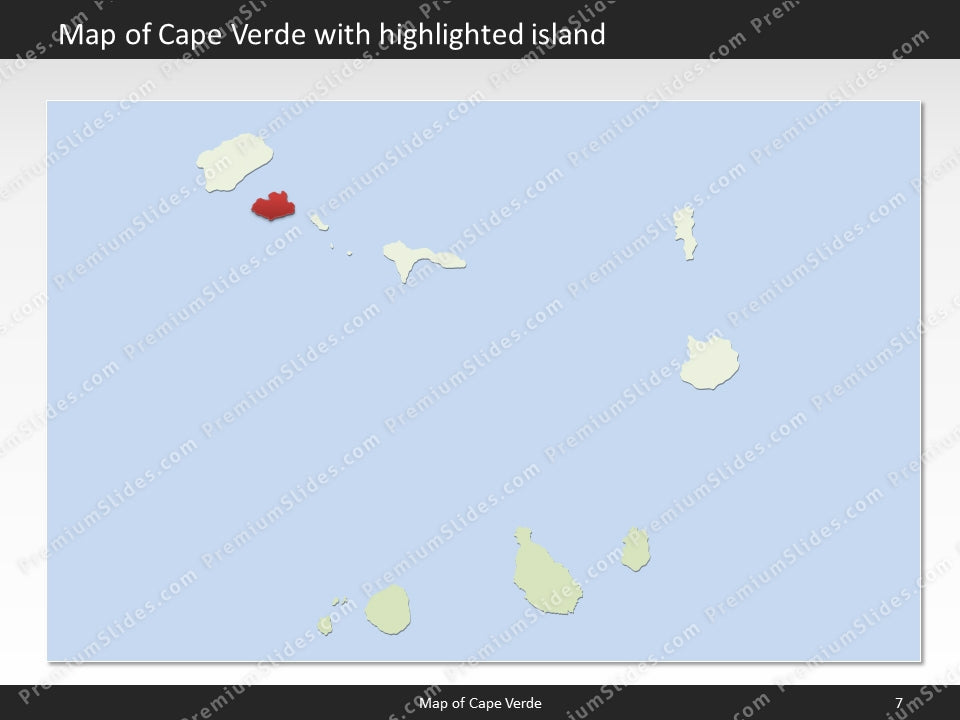 powerpoint map cape verde